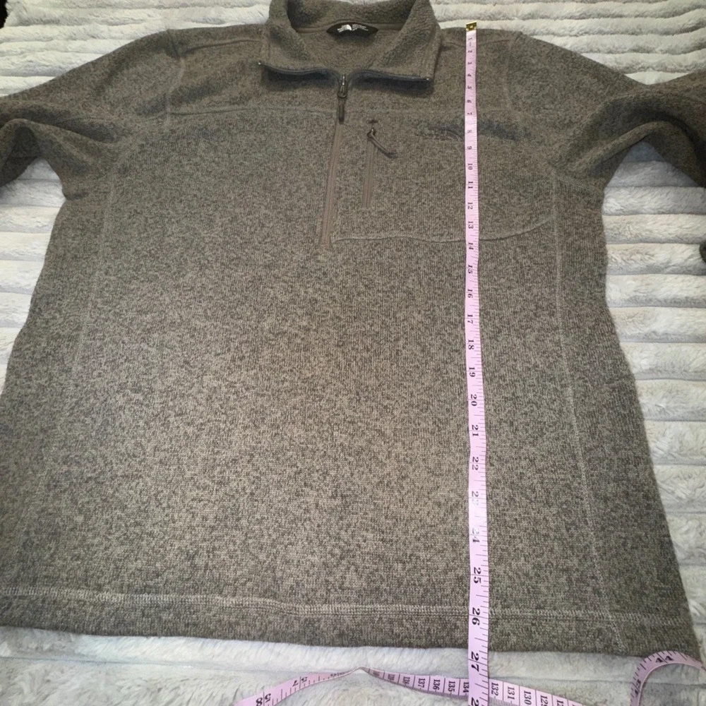 The North Face Men's Medium Green‎ Gordon Lyons 1/4-Zip Pullover Fleece Jacket